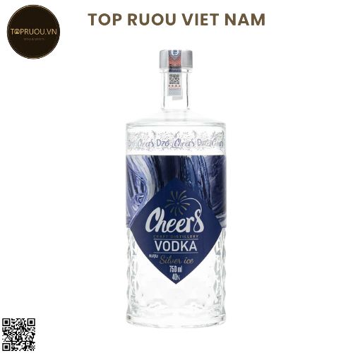 Vodka Cheers Silver Ice 750ml - 40% - Việt Nam