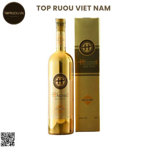 Vodka Halliwis Gold - 700ml - 40% - Pháp