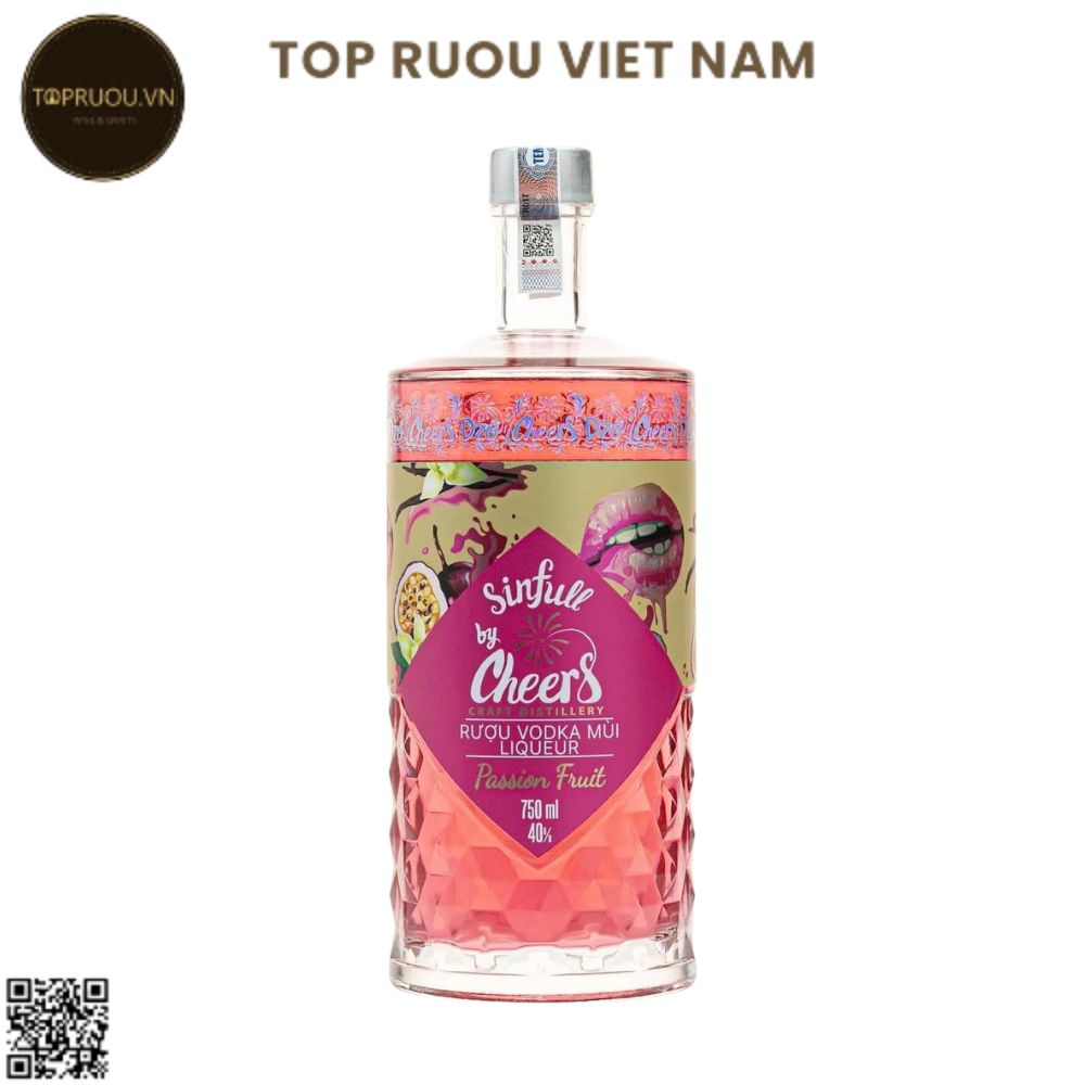 Vodka & Liqueur Cheers Sinful - 750ml - 40% - Việt Nam