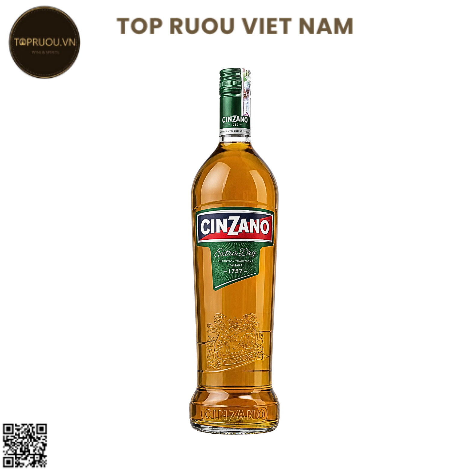 Vermouth Cinzano Extra Dry 1000ml - 18% - Ý