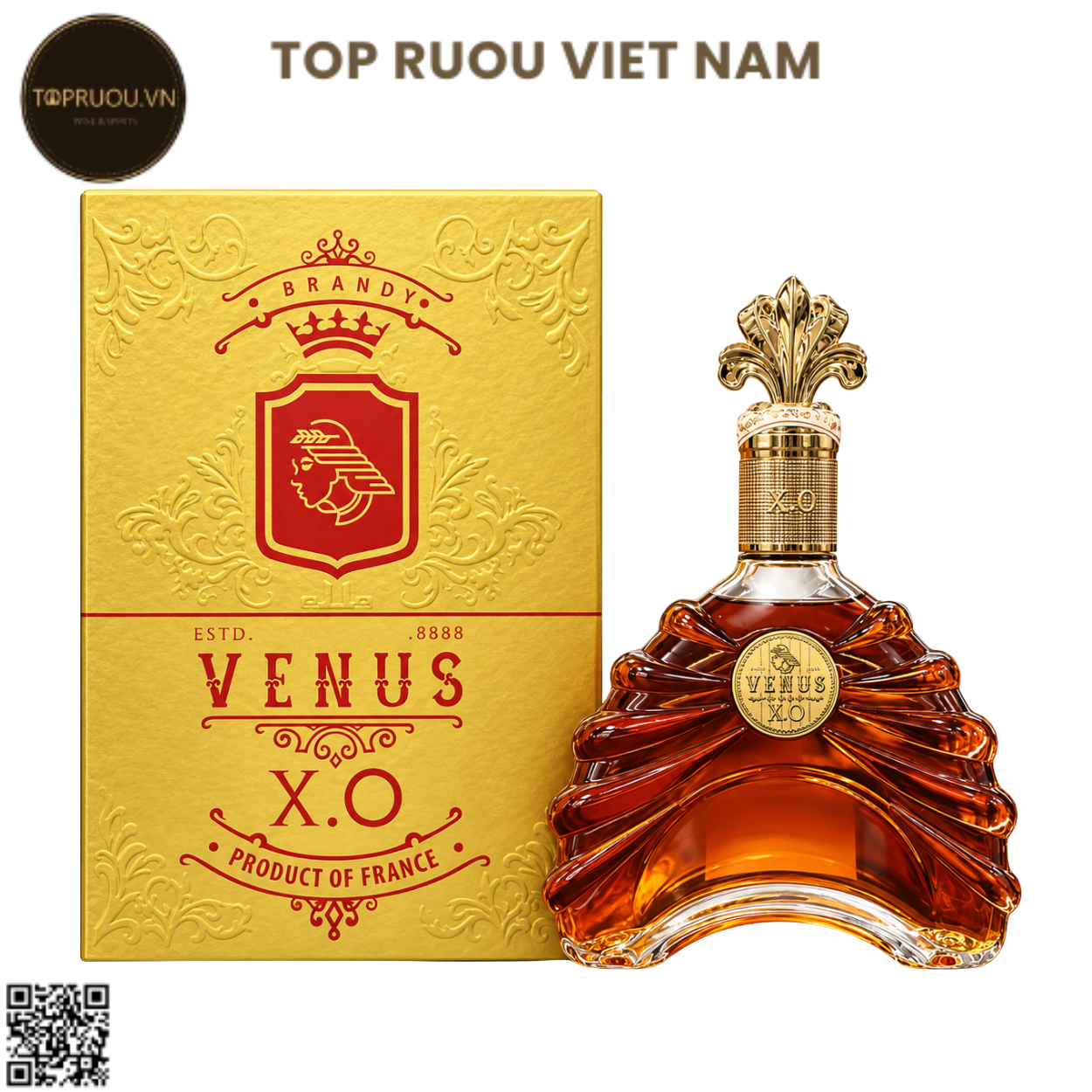 Brandy XO Venus - 700ml - 40% - Pháp