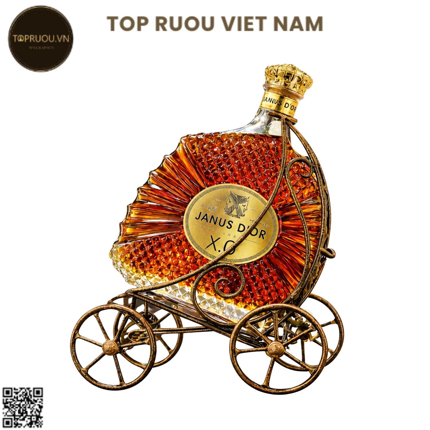 Brandy XO Janus D’or - 3000ml - 40% - Pháp