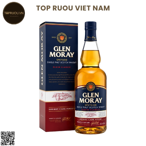 Whisky Glen Moray Sherry Cask Finish Speyside Single Malt - 700ml - 40% - Scotland