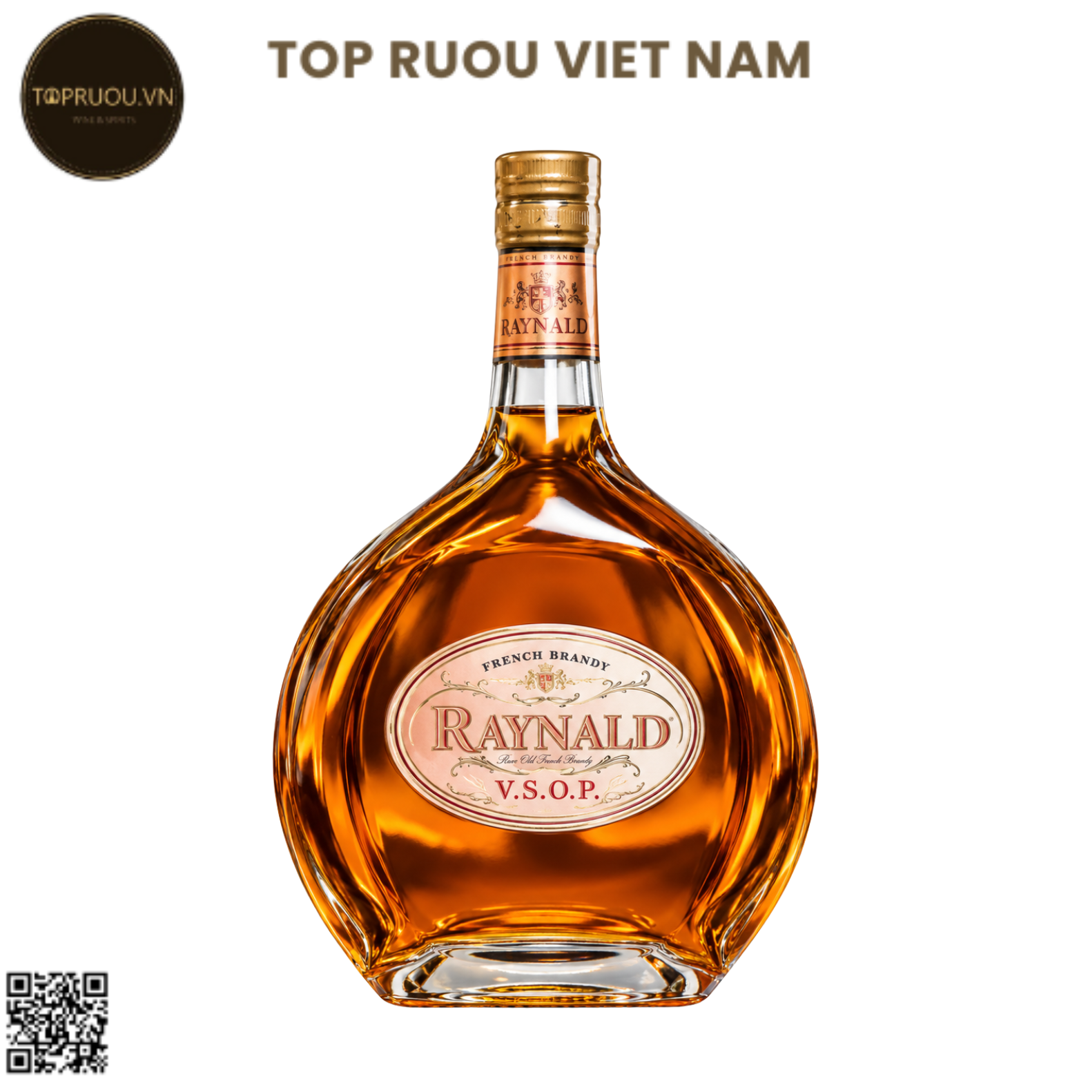 Brandy XO Raynand VSOP (Không Hộp - Không Ly) - 700ml - 40% - Pháp