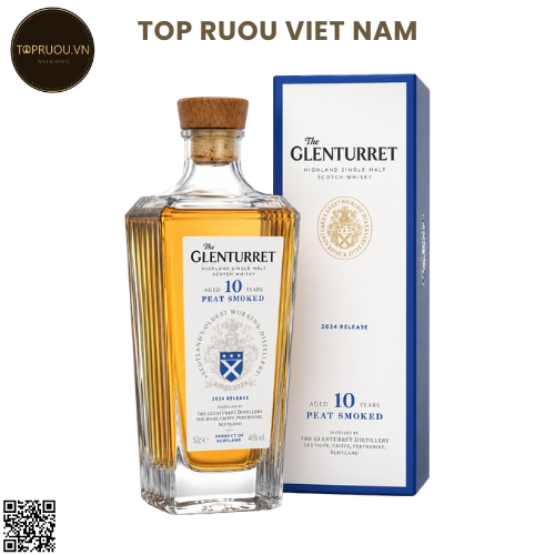 Whisky The Glenturret Peat Smoked Aged 10 Years Single Malt - 700ml - 50% - Scotland