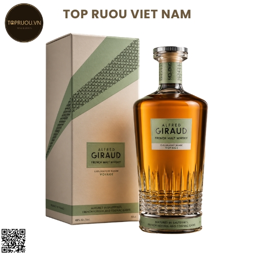 Whisky Alfred Giraud Voyage Single Malt - 700ml - 48% - Pháp
