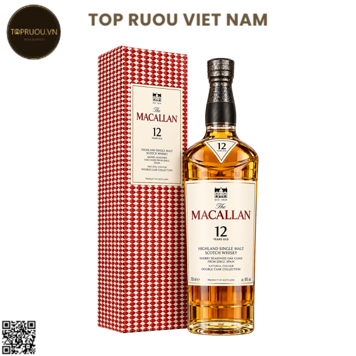 Whisky Macallan 12 Double Cask V25 - 700ml - 40% - Scotland