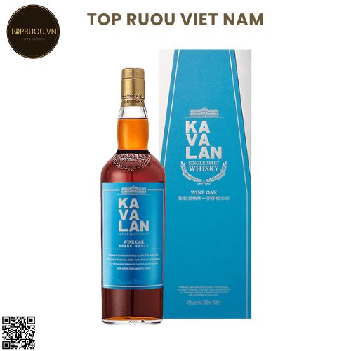 Whisky Kavalan Wine Oak Single Malt 700ml - 43% - Đài Loan