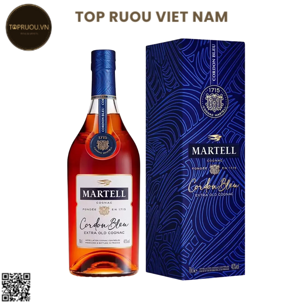 Cognac Martell Cordon Bleu - 700ml - 40% - Pháp