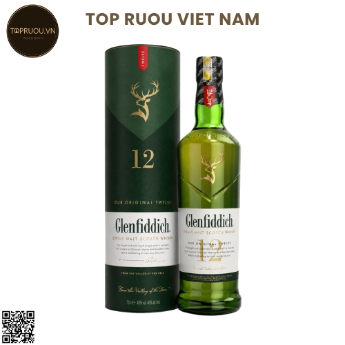 Whisky Glenfiddich 12 Single Malt - 700ml - 40% - Scotland