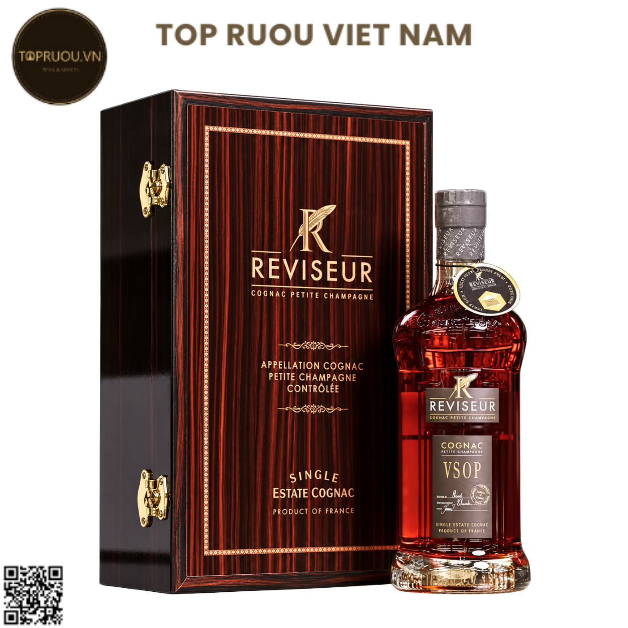 Cognac Reviseur VSOP - 700ml - 40% - Pháp
