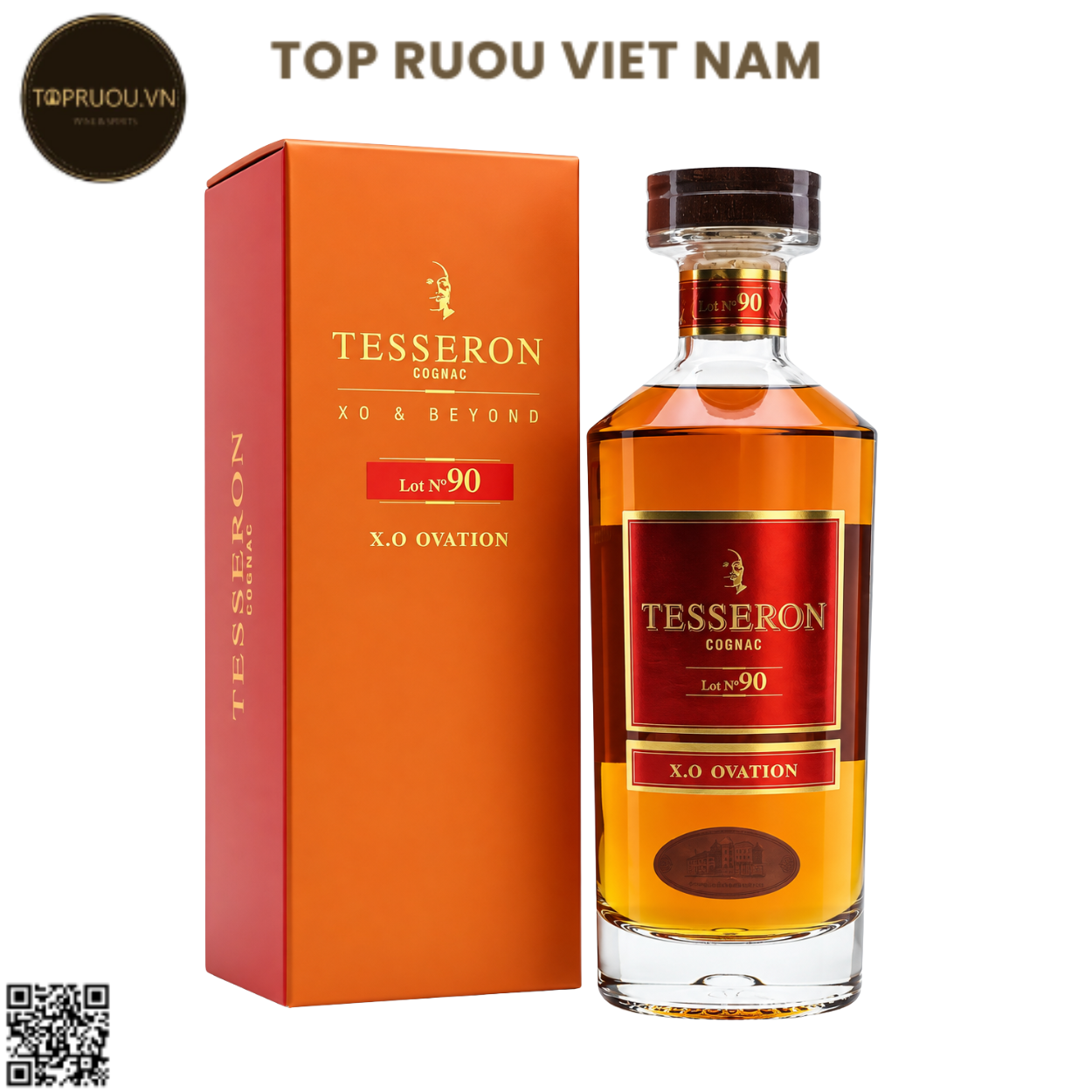 Cognac Tesseron Lot 90 XO Ovation - 700ml - 40% - Pháp