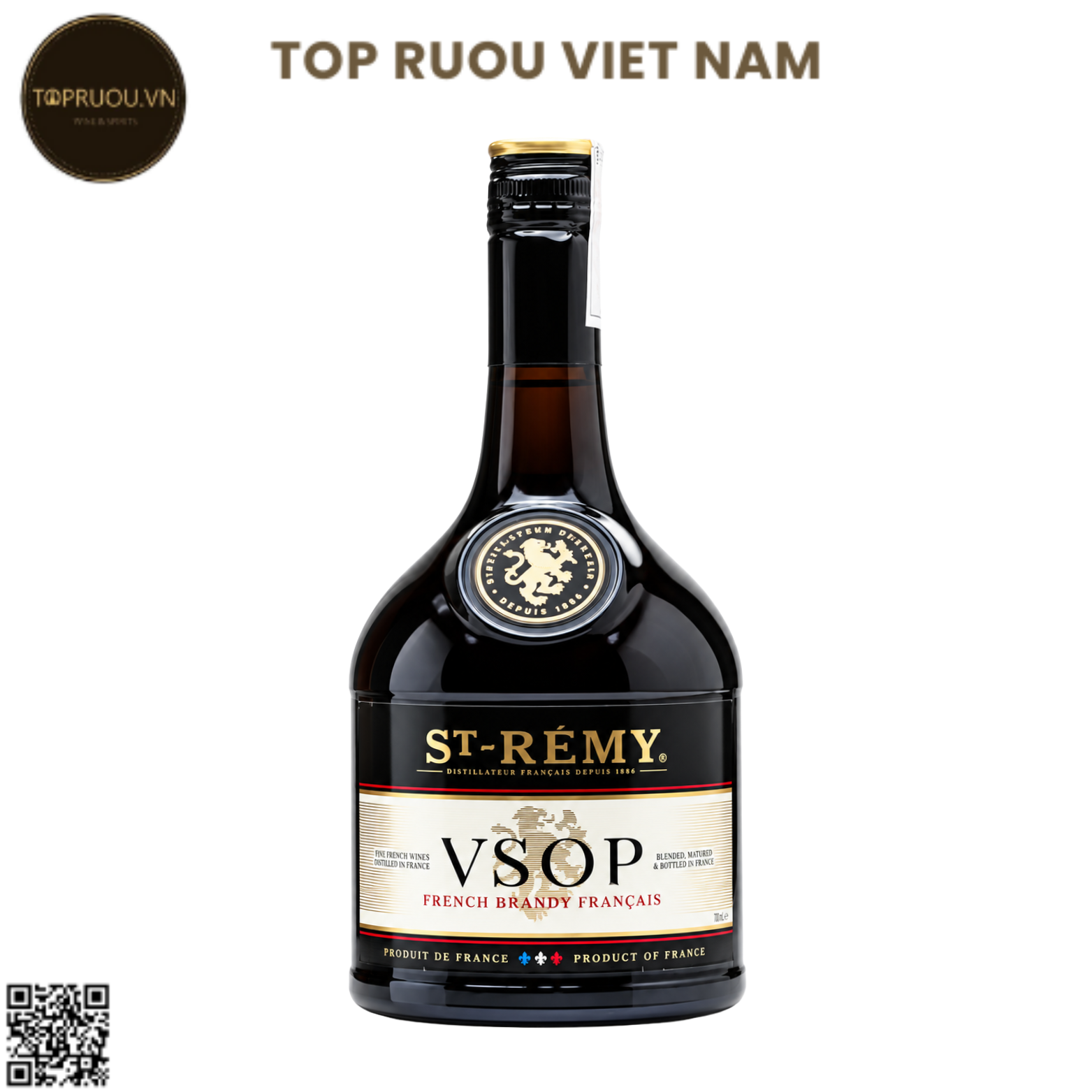 Brandy ST-Remy VSOP (Không Hộp) - 700ml - 40% - Pháp