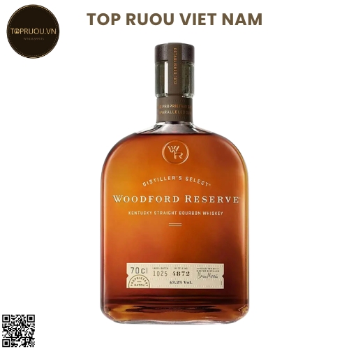 Whisky Woodford Reserve Kentucky Straight Bourbon - 700ml - 43,2% - Mỹ