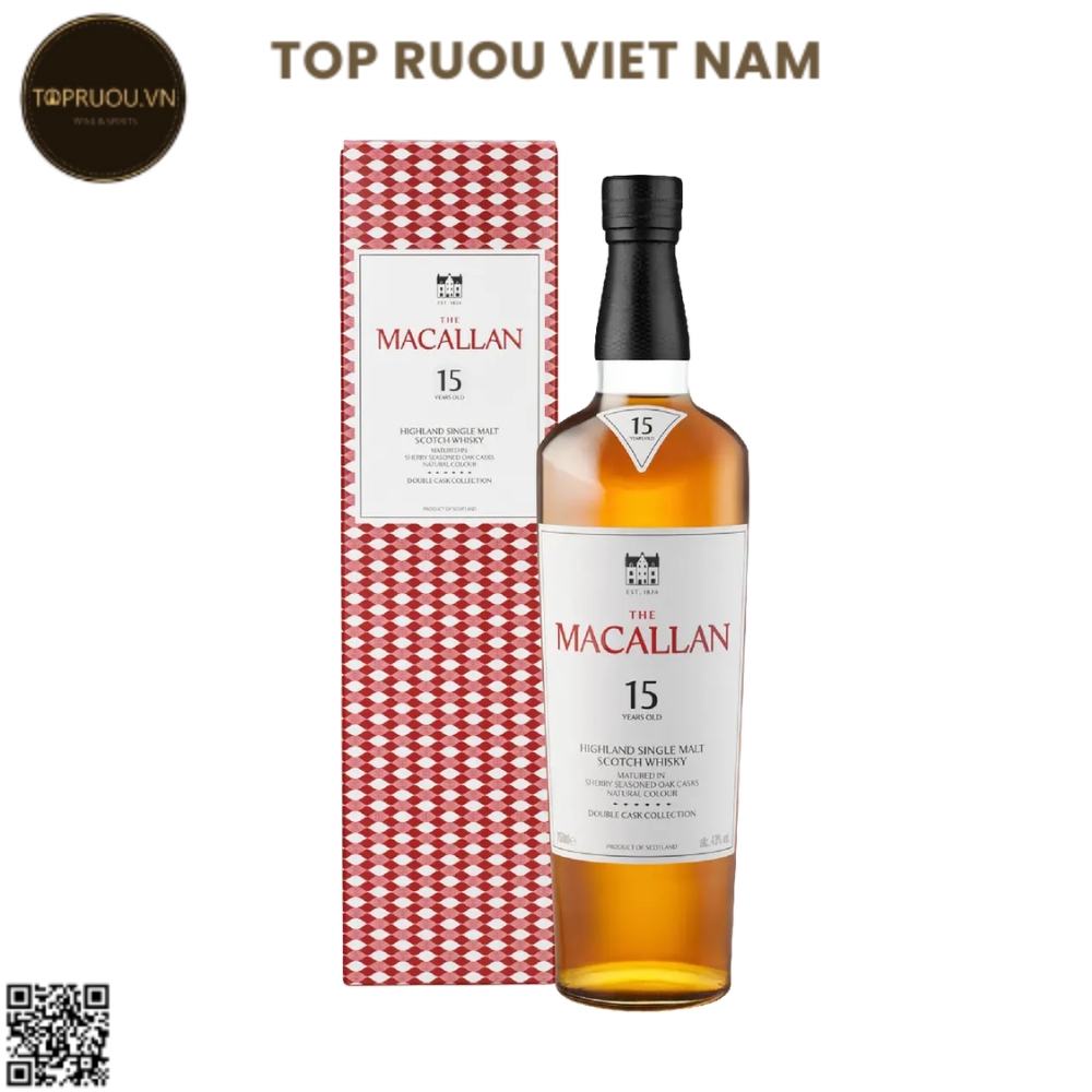 Whisky Macallan 15 Double Cask V25 - 700ml - 43% - Scotland