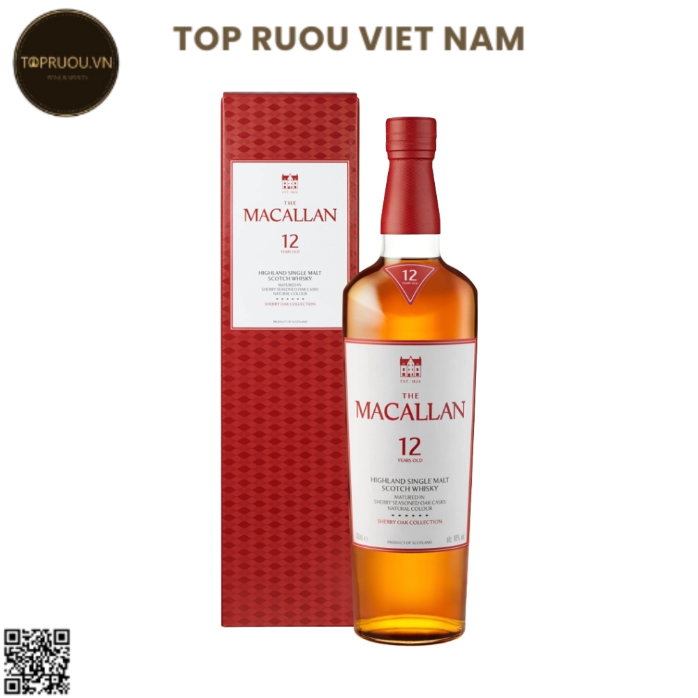 Whisky Macallan 12 Sherry OAK V25 - 700ml - 40% - Scotland