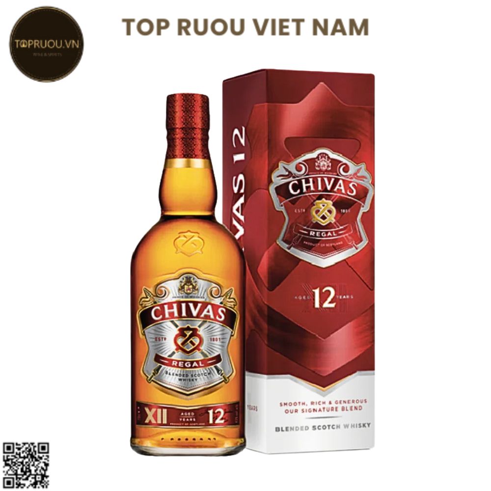 Whisky Chivas Regal 12 - 1000ml - 40% - Scotland
