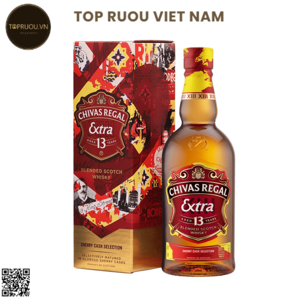 Whisky Chivas Regal 13 Đỏ - 700ml - 40% - Scotland