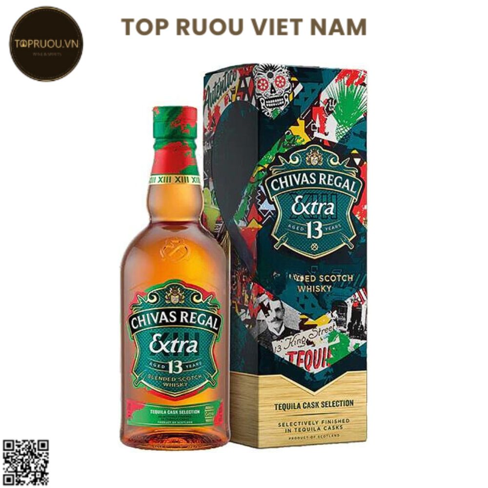 Whisky Chivas Regal 13 Xanh Lá - 700ml - 40% - Scotland