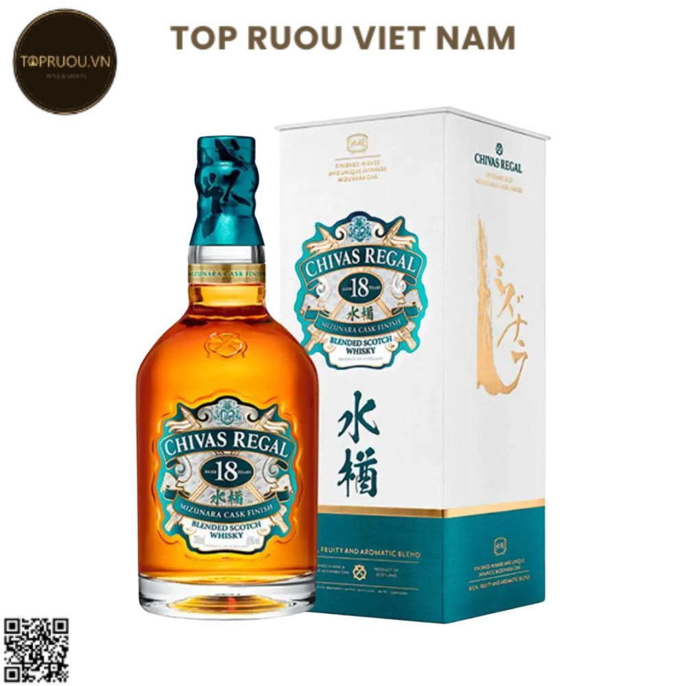 Whisky Chivas Regal 18 Mizunara - 700ml - 40% - Scotland