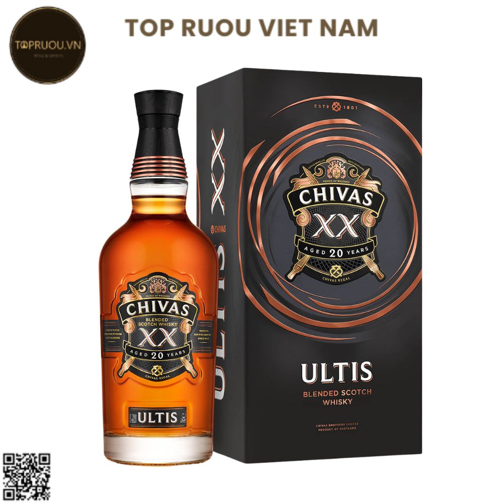 Whisky Chivas Regal Ultis XX 20 Năm - 700ml - 40% - Scotland
