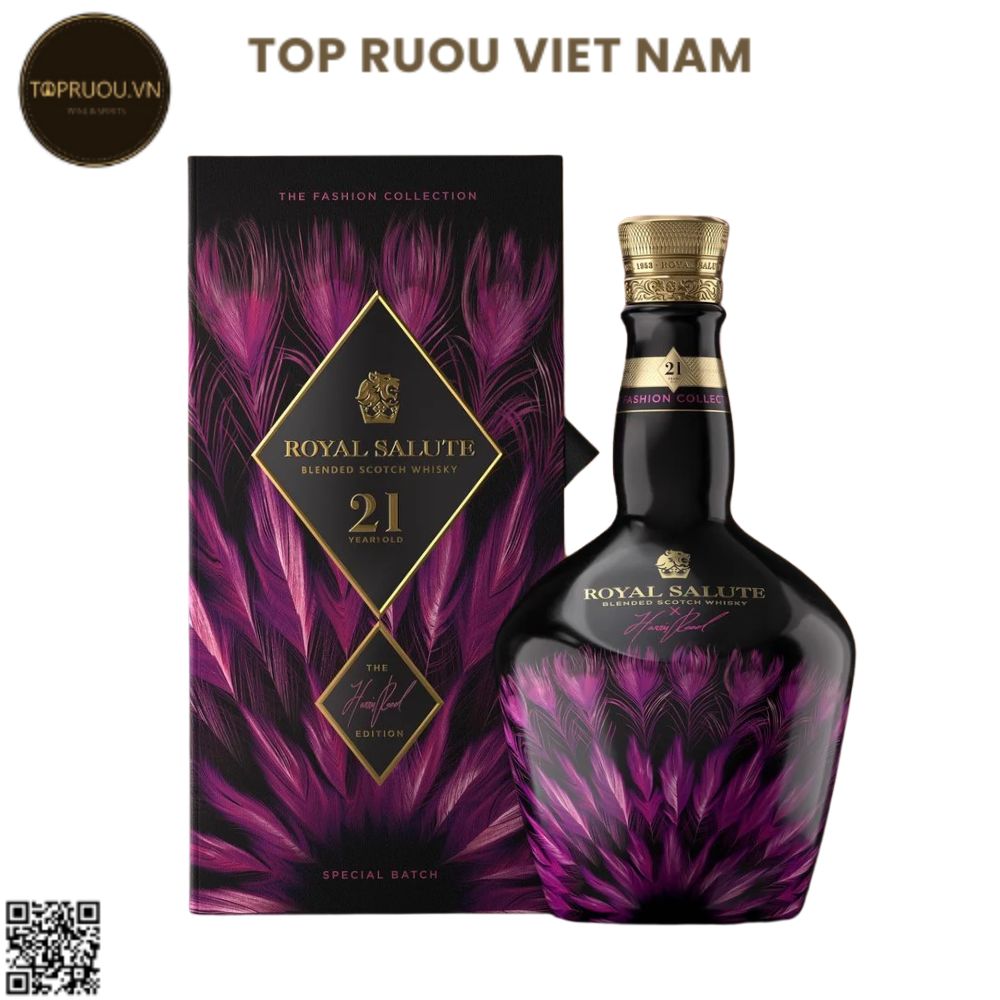 Whisky Chivas Royal Salute 21 Harris Reeded Fuchsia - 700ml - 40% - Scotland