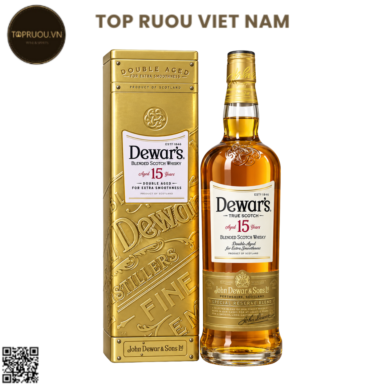 Whisky Dewar's 15 Years Blended Scotch - 700ml - 40% - Scotland