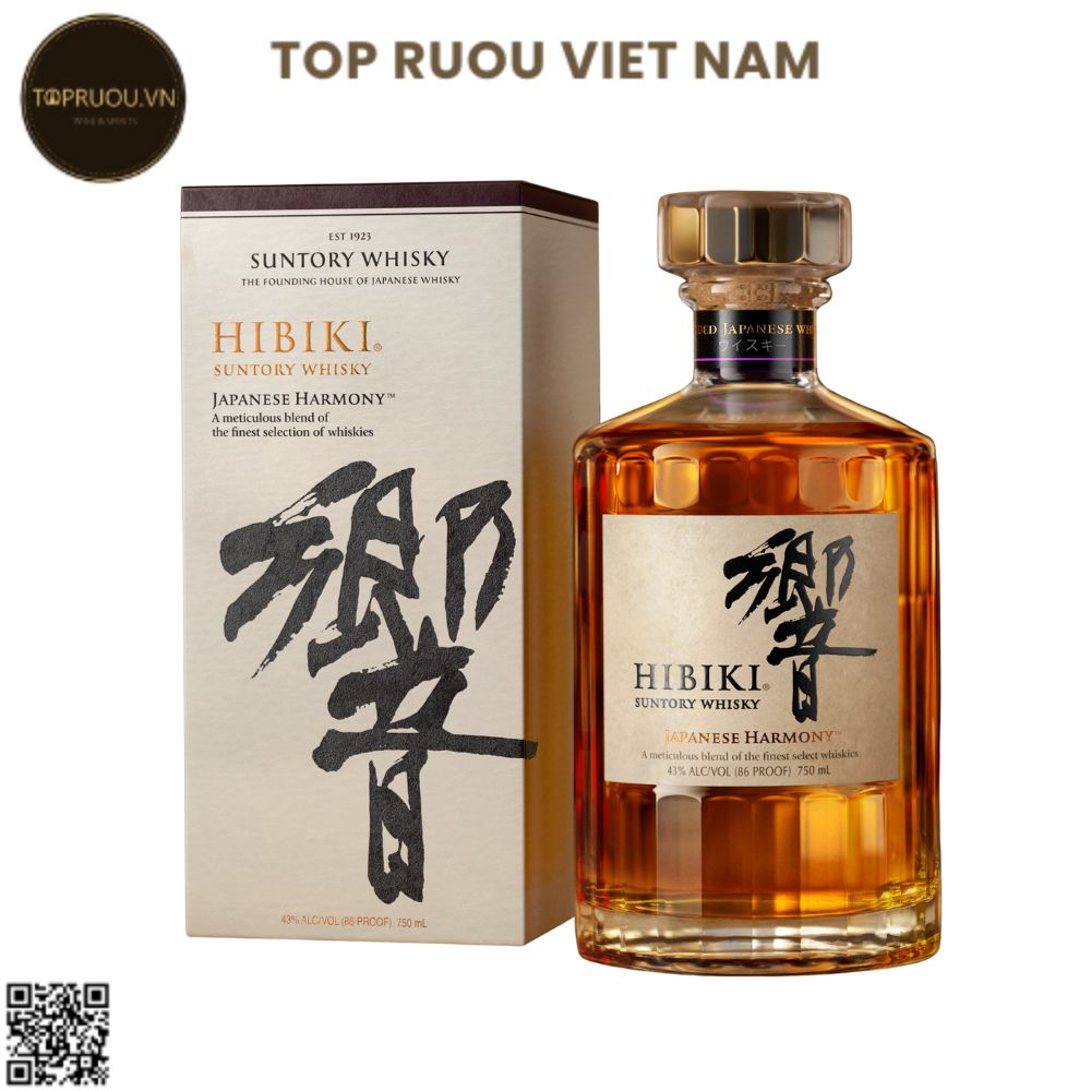 Whisky Hibiki Harmony - 700ml - 43% - Nhật Bản