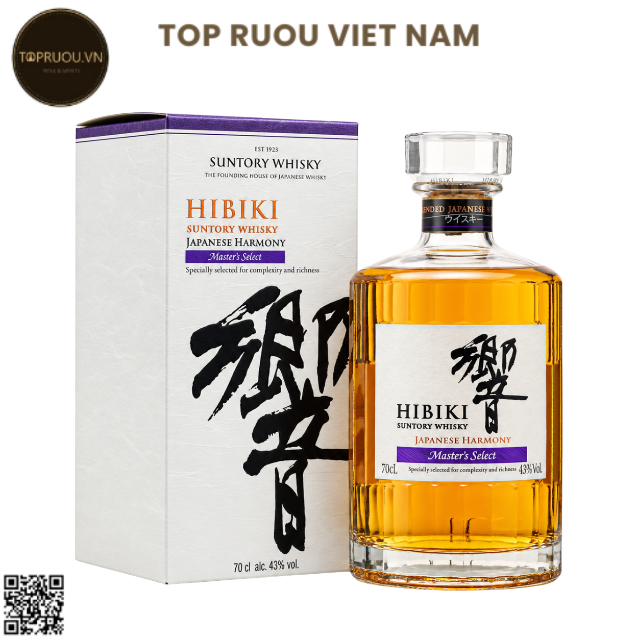 Whisky Hibiki Master's Select - 700ml - 43% - Nhật Bản