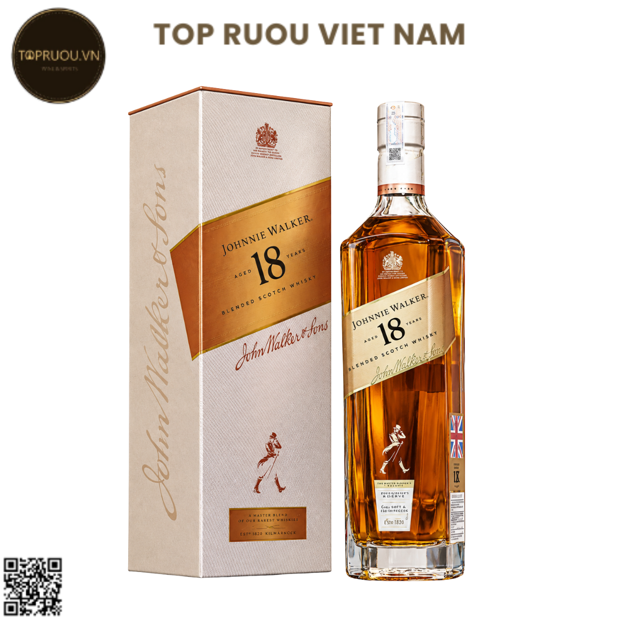 Whisky Johnnie Walker 18 Years - 750ml - 40% - Scotland