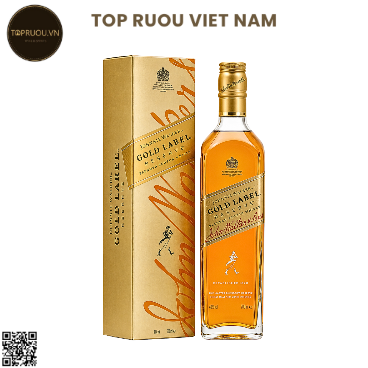 Whisky Johnnie Walker Gold Label - 700ml - 40% - Scotland