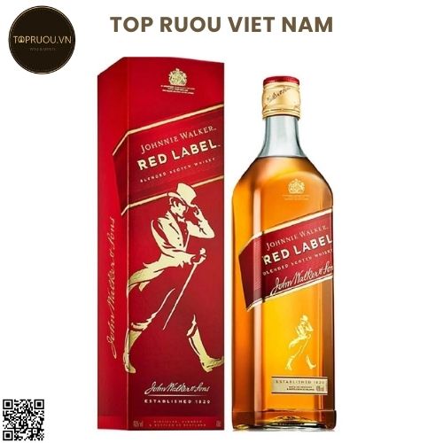 Whisky Johnnie Walker Red Label (Có Hộp) - 700ml - 40% - Scotland