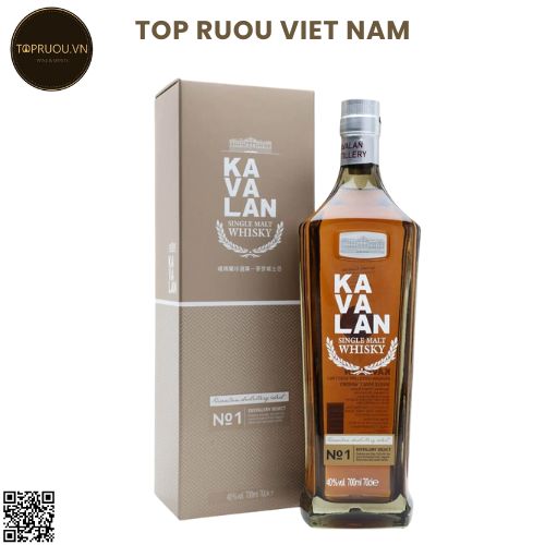 Whisky Kavalan No.1 Distillery Select - 700ml - 40% - Đài Loan
