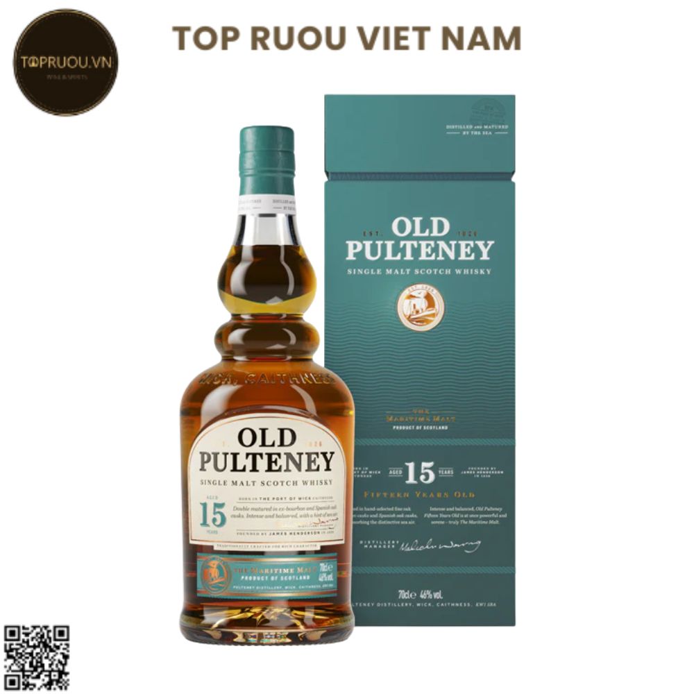 Whisky Old Pulteney 15 Year Old Single Malt - 700ml - 46% - Scotland