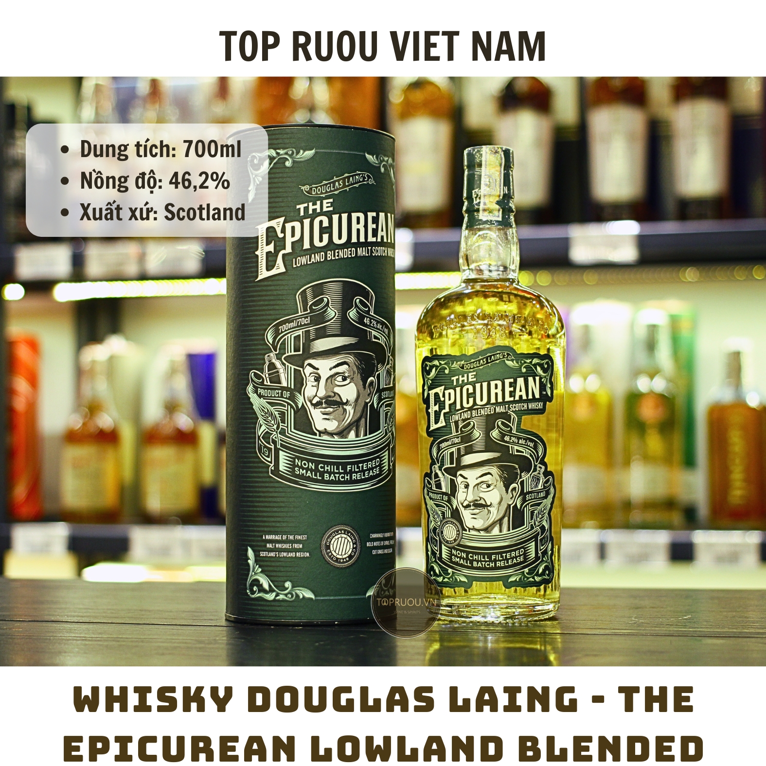Whisky Douglas Laing - The Epicurean Lowland Blended Malt - 700ml - 46,2% - Scotland