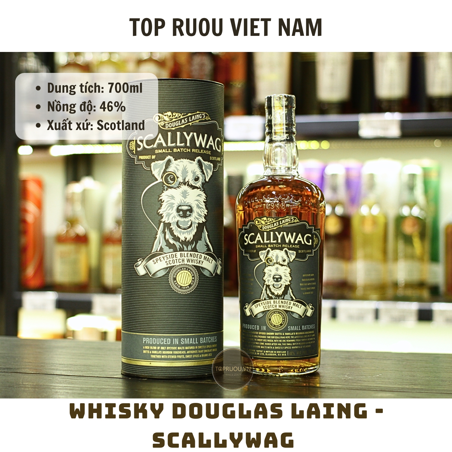 Whisky Douglas Laing - Scallywag Speyside Blended Malt - 700ml - 46% - Scotland