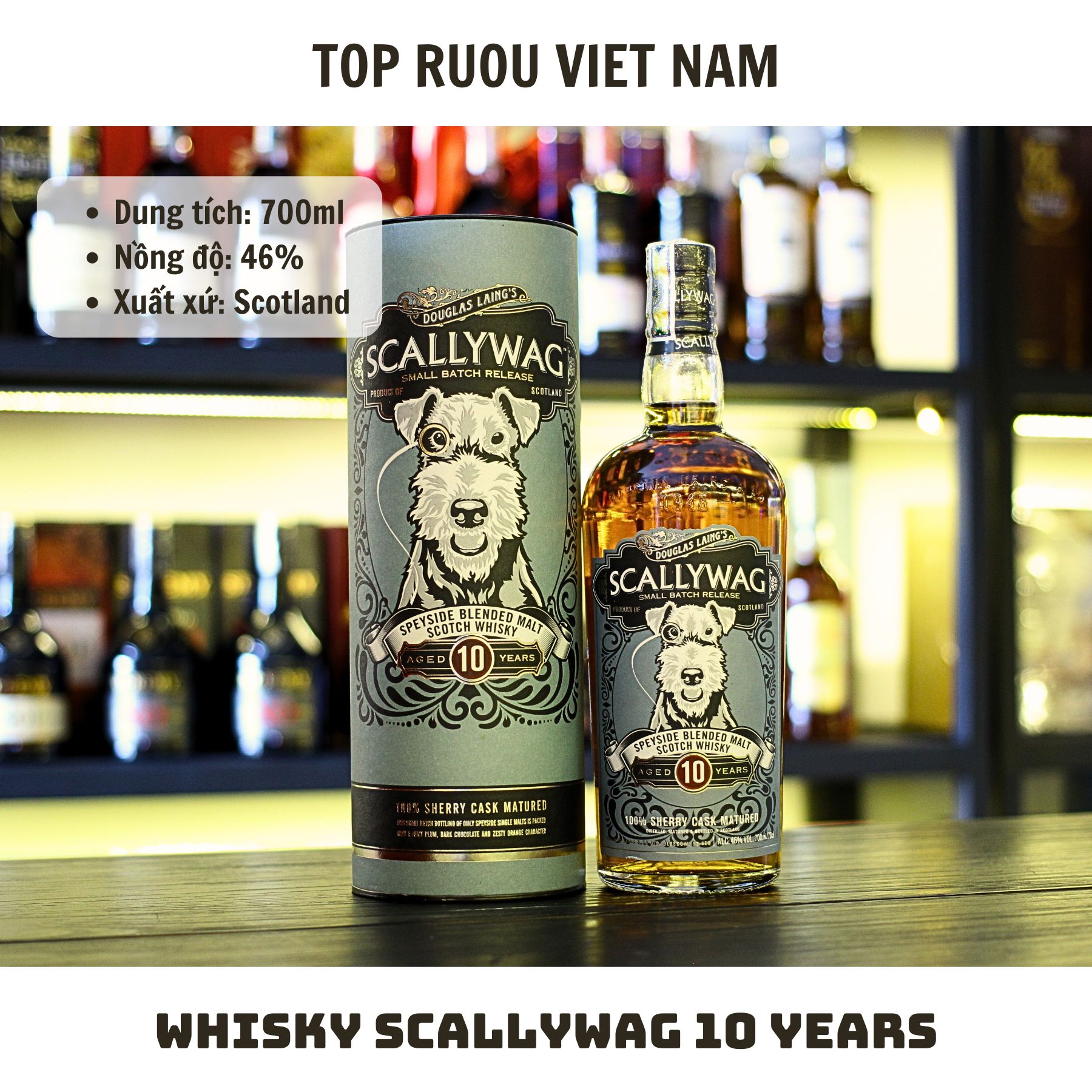 Whisky Scallywag 10 Years 700ml - 46% - Scotland