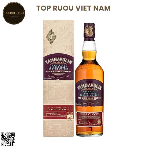 Whisky Tamnavulin Red Wine Single Malt - 700ml - 40% - Scotland