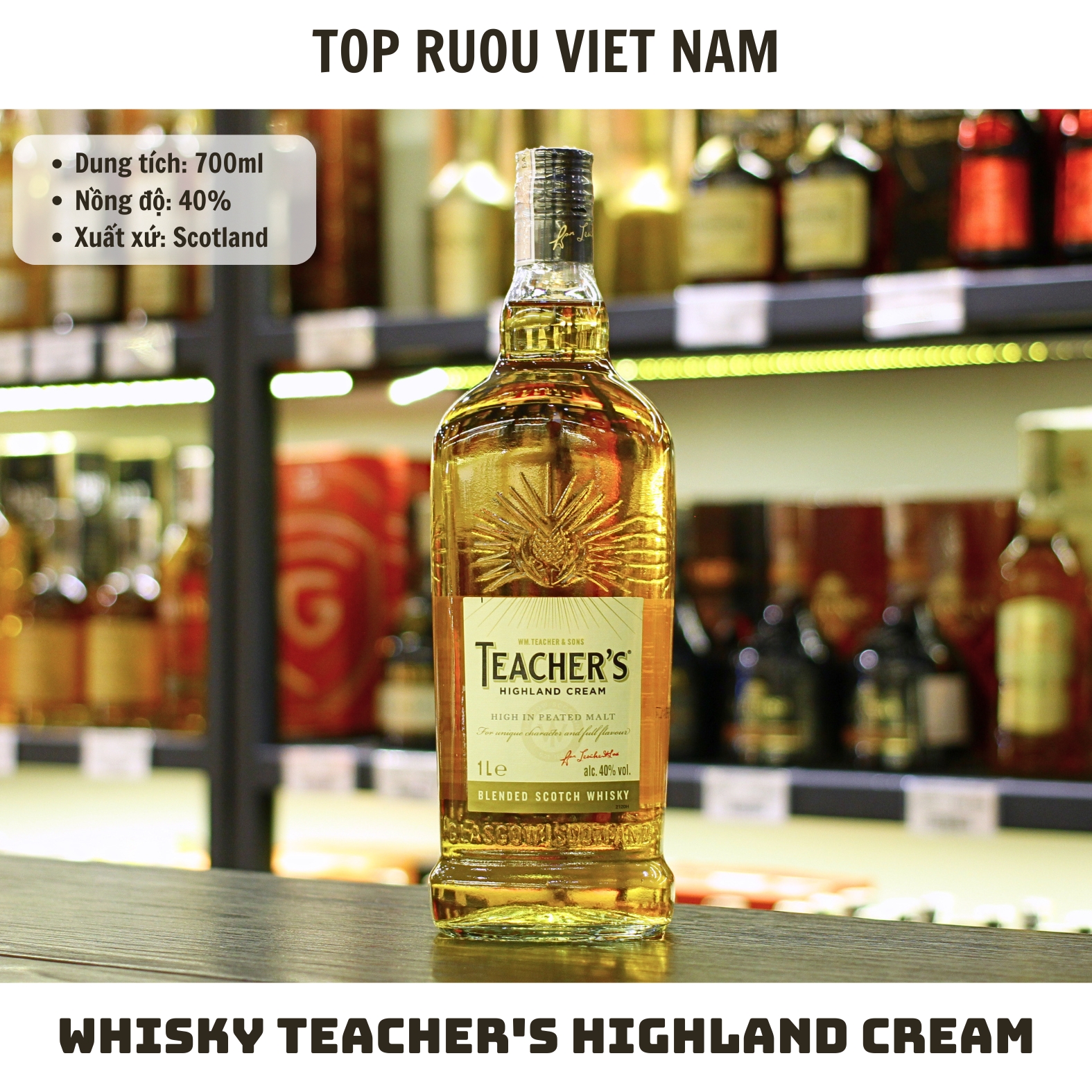 Whisky Teacher's - 700ml - 40% - Scotland