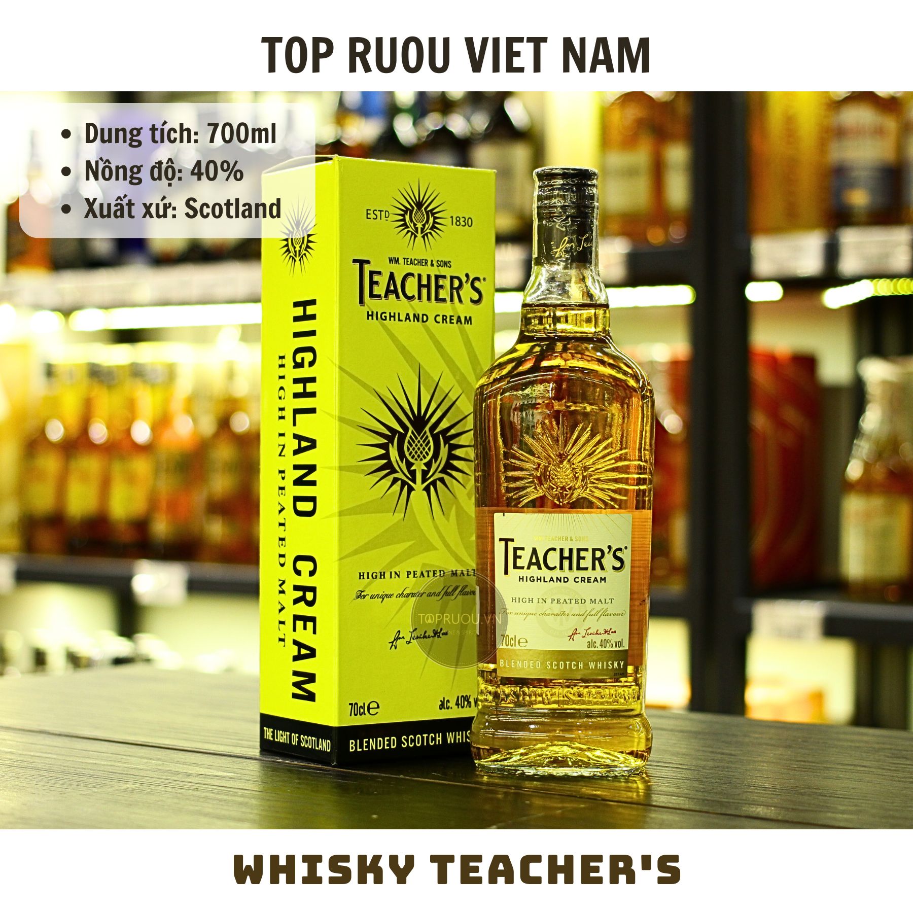 Whisky Teacher's - 700ml - 40% - Scotland