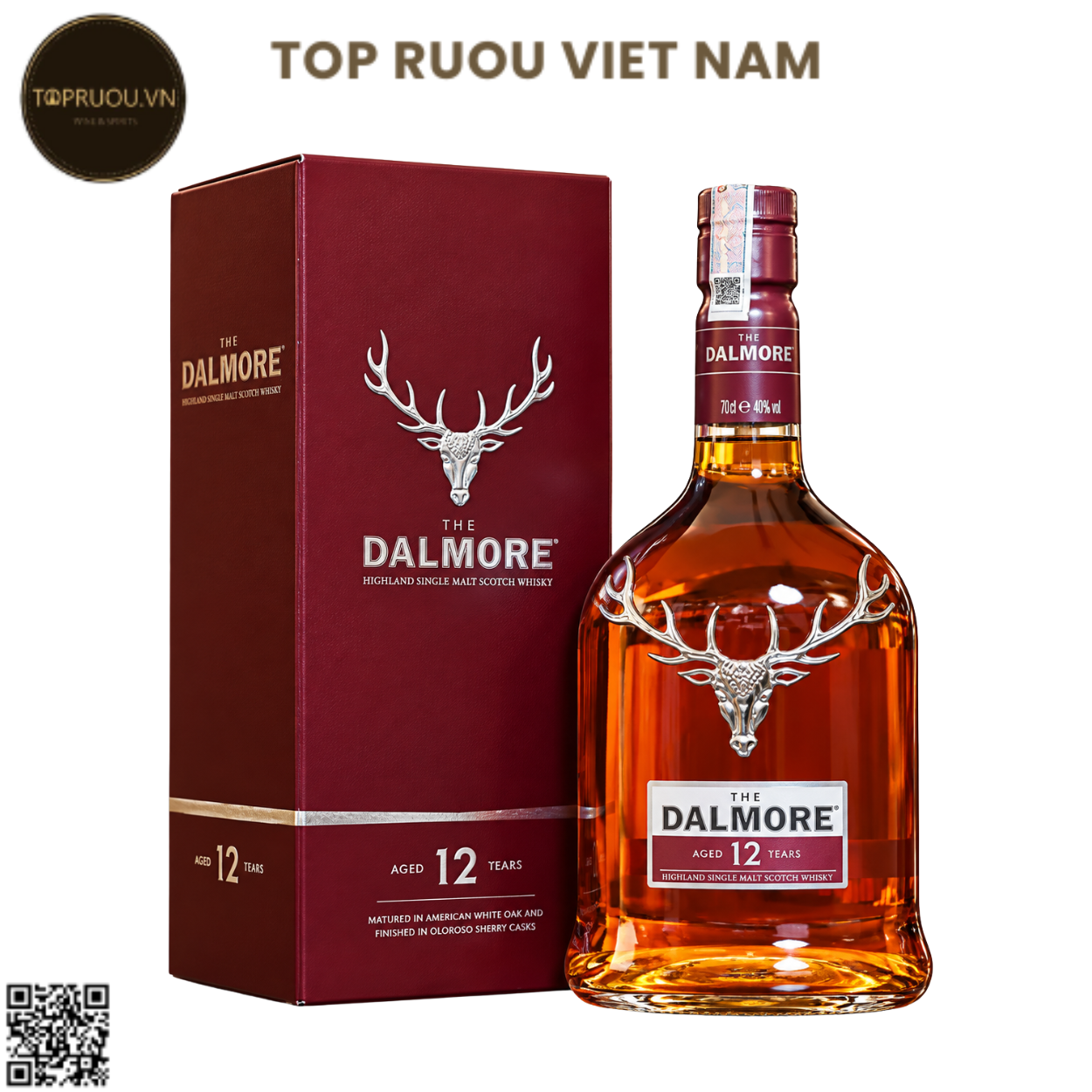 Whisky The Dalmore 12 Single Malt - 700ml - 40% - Scotland