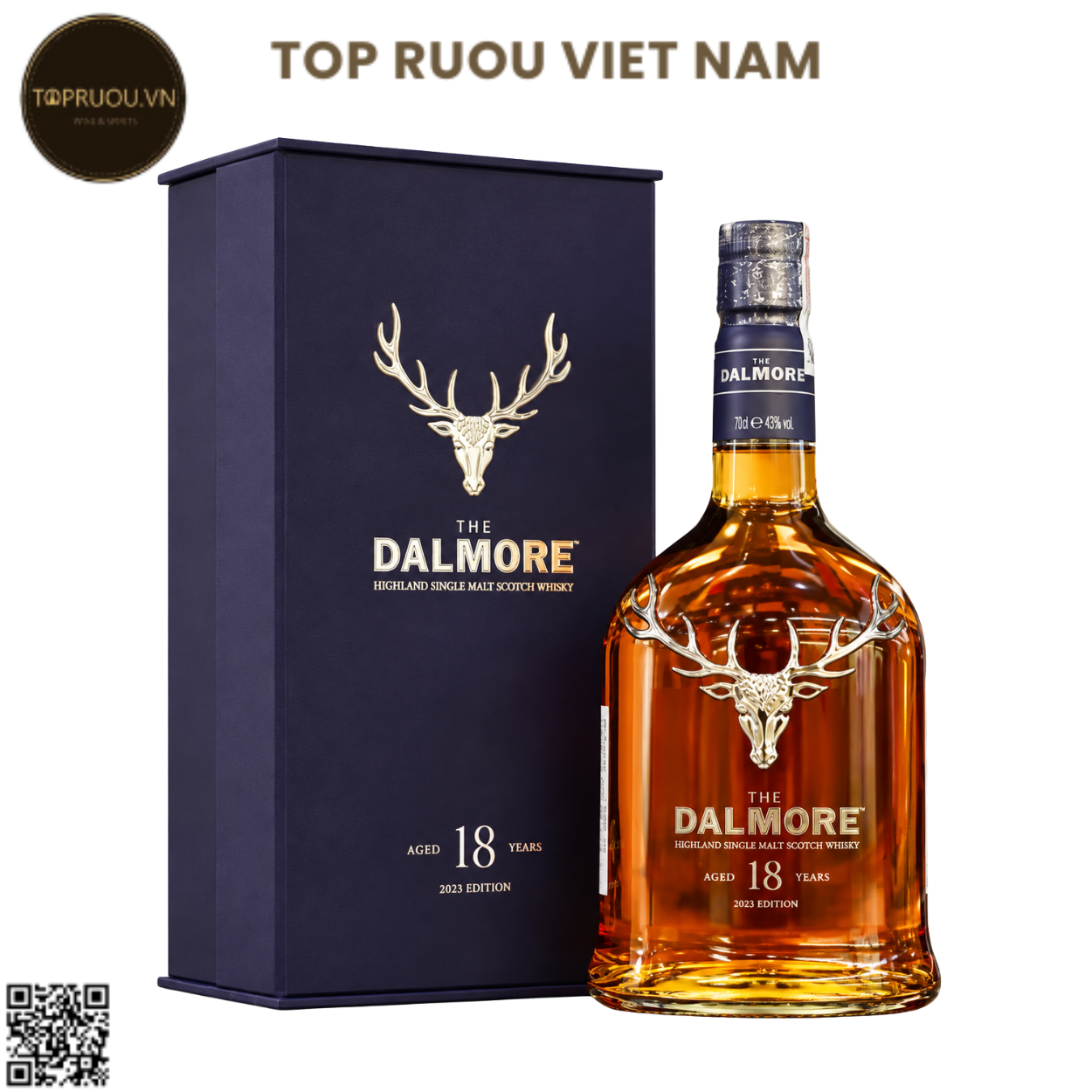 Whisky The Dalmore 18 Single Malt - 700ml - 43% - Scotland