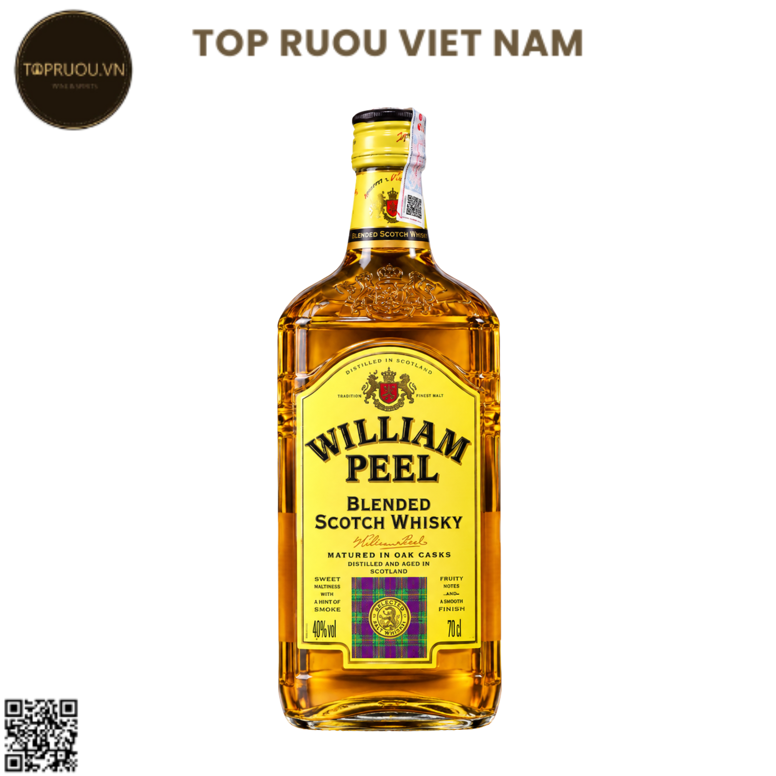 Whisky William Peel - 700ml - 40% - Scotland