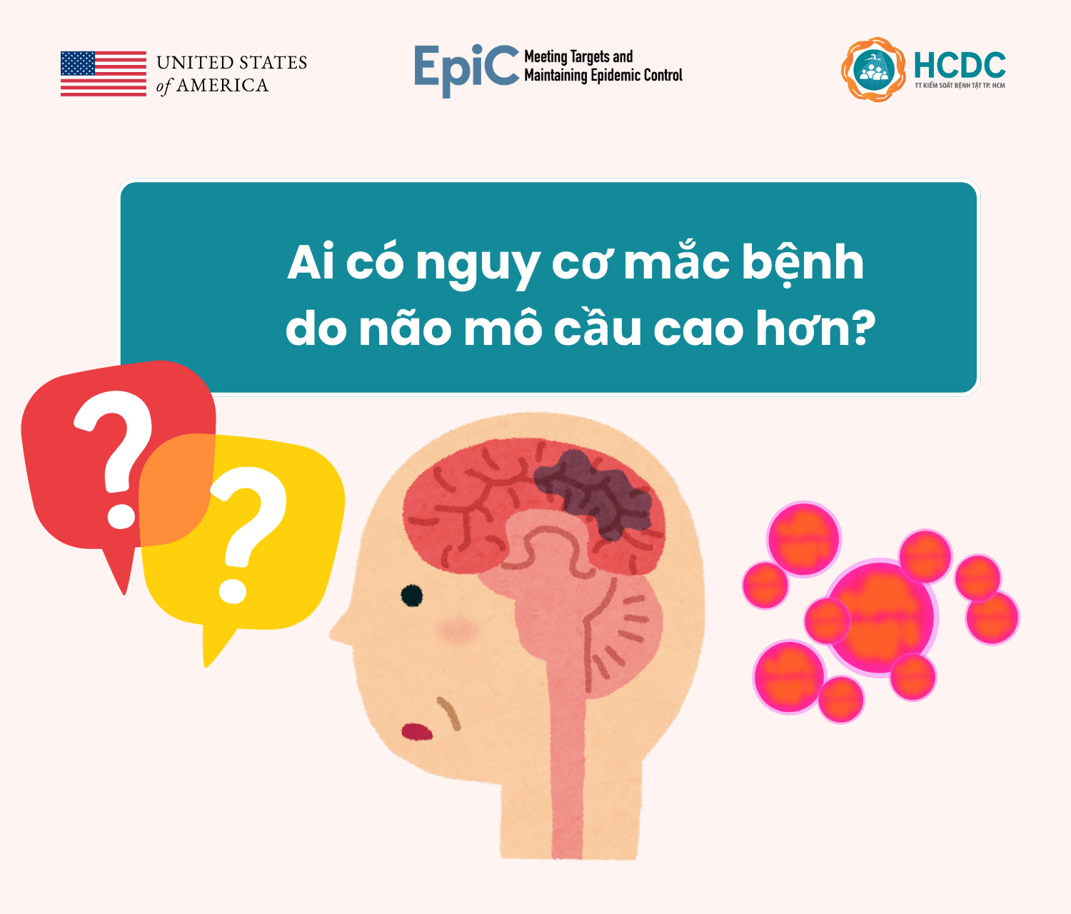 Ai Là Những Người Có Nguy Cơ Cao Mắc Bệnh Não Mô Cầu?