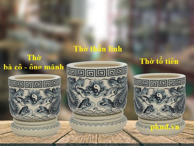 Ý nghĩa ba bát hương trên bàn thờ và vị trí đặt của chúng
