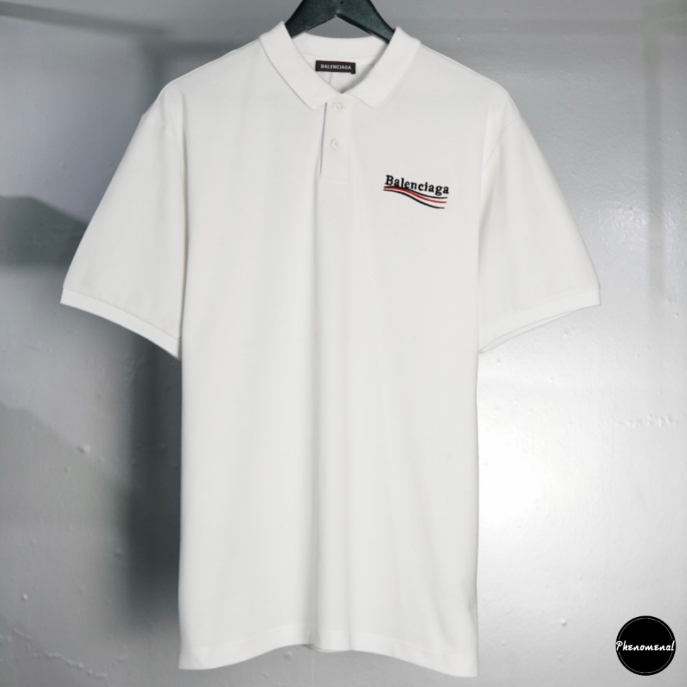 Polo shirt Balenciaga Black size M International in Cotton  25600378