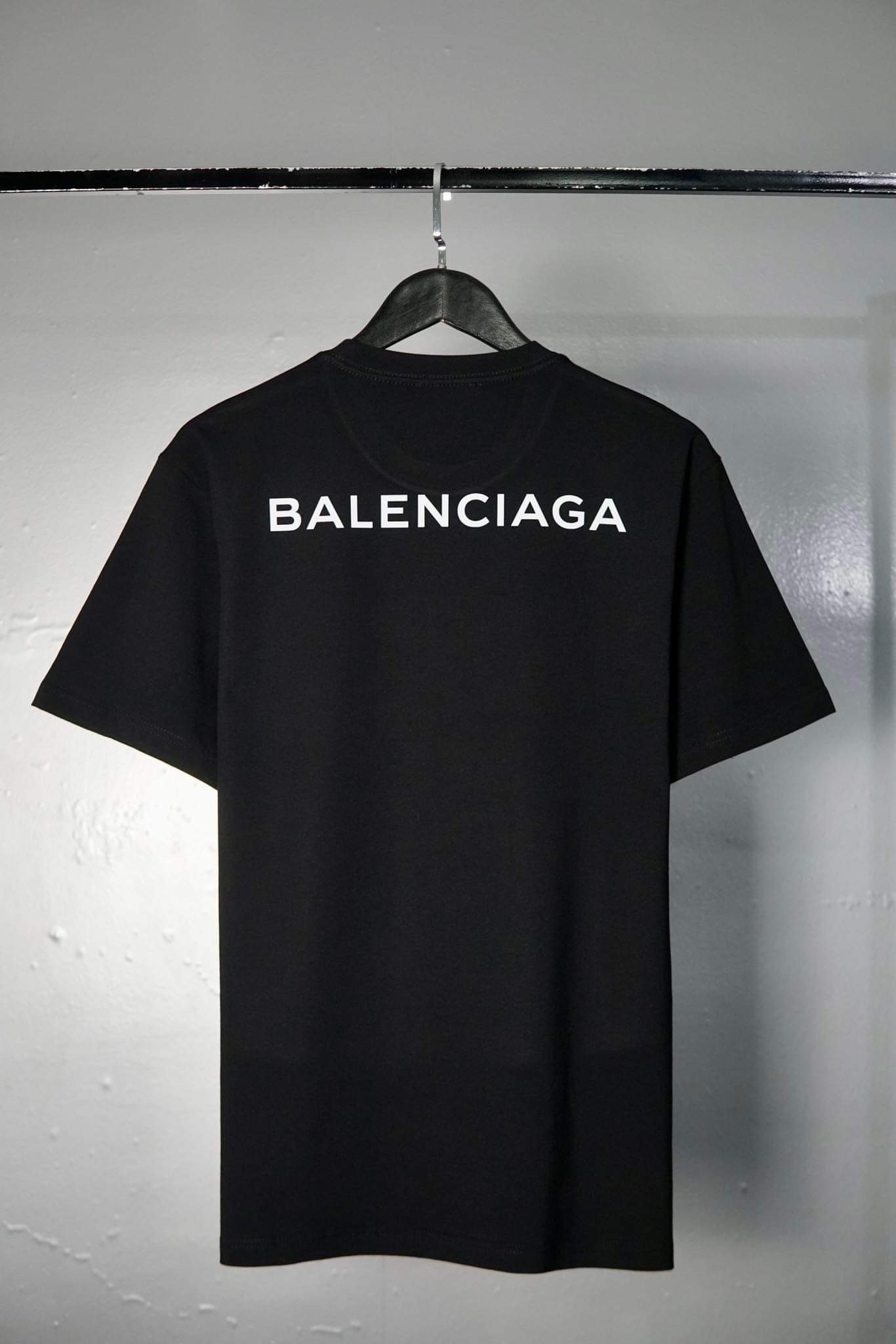 Archives Logos Long Sleeve Tshirt Oversized in Black Balenciaga US #9 Archives Logos Long Sleeve Tshirt Oversized in Black Balenciaga US
