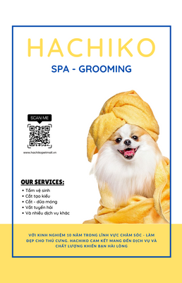 CÁC KIỂU SPA GROOMING NHÀ HACHIKO