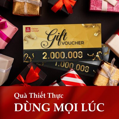 Gift voucher Kitchen Koncept Quà thiết thực - Dùng mọi lúc