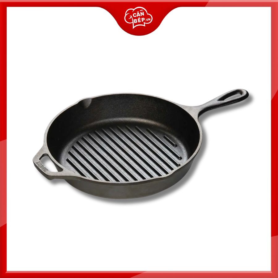 Chảo gang nướng Lodge 26.04cm chính hãng